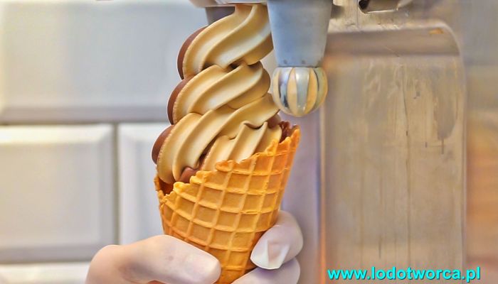 Lody włoskie czekoladowo-kawowe