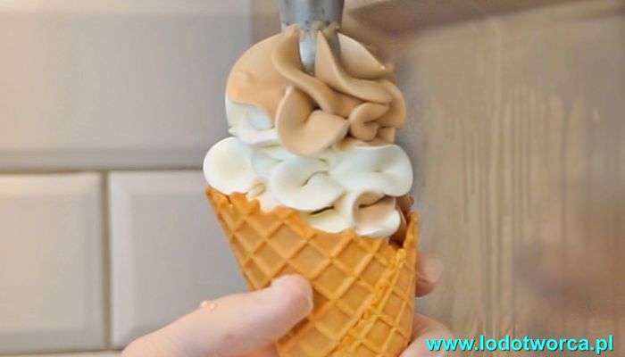 Lody włoskie śmietankowo-kawowe