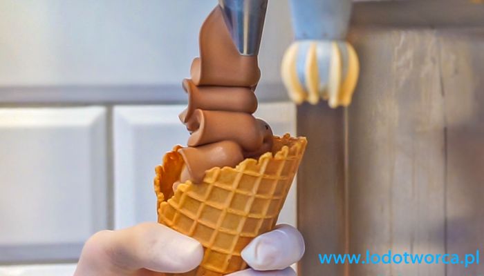 Lody włoskie czekoladowe